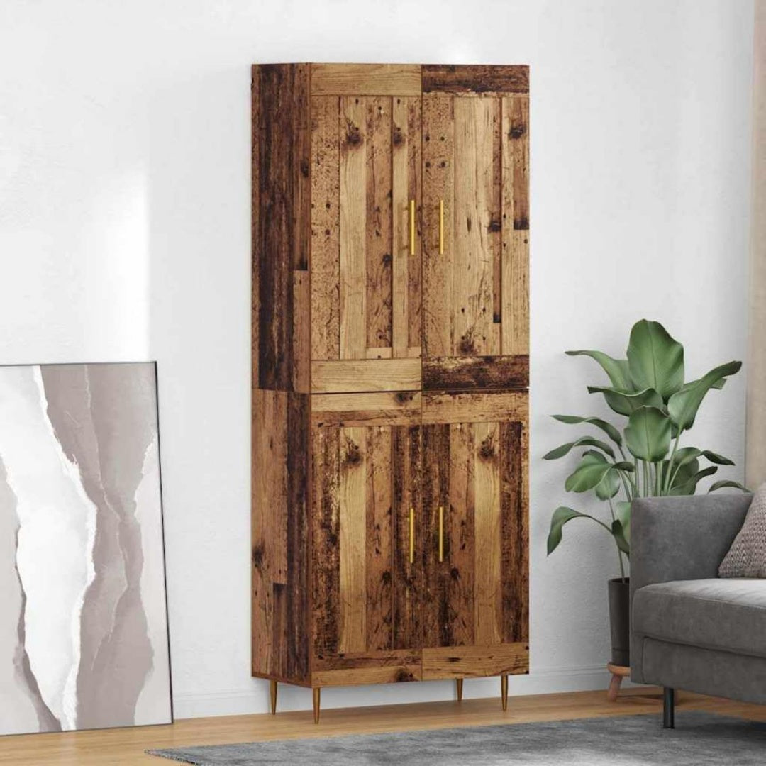 Der Hochschrank mit dem Akzent auf 4 Tueren