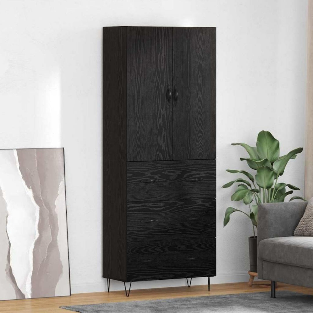 Sideboard aus Glas und Holzwerkstoff