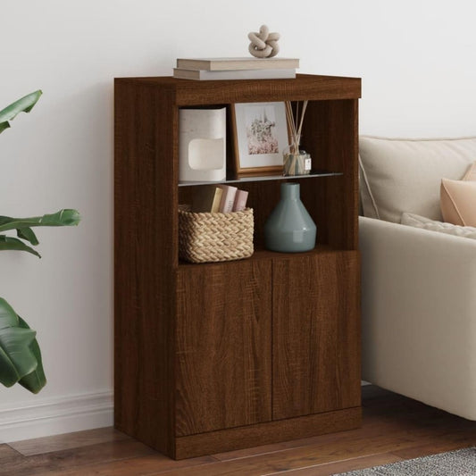 Sideboard mit den Massen 60.5 x 37 x 100 cm in Eichenbraun