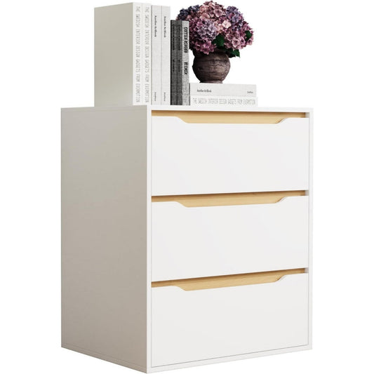 Der Nachttisch nimmt mit 48 cm Gestalt an
