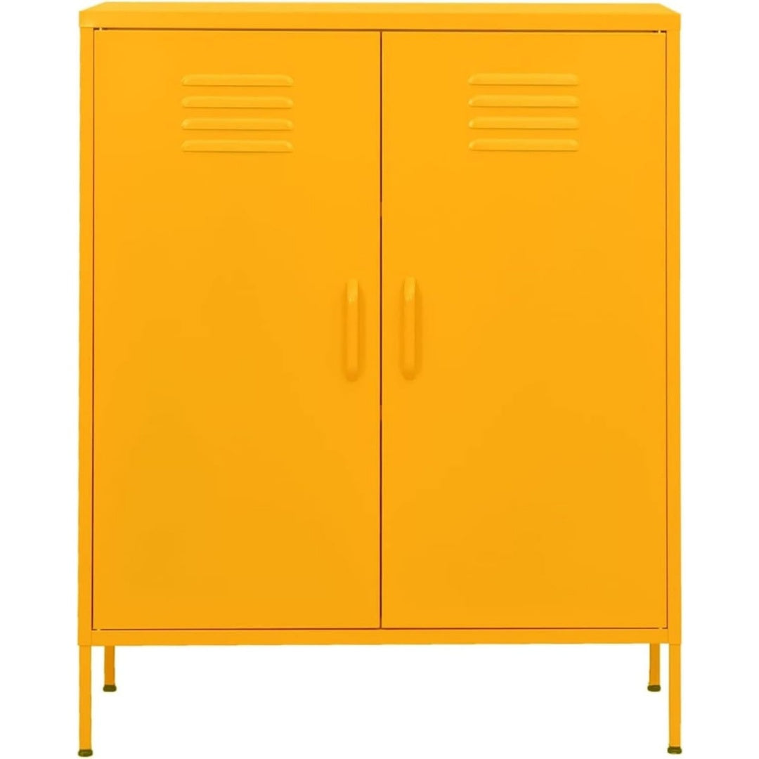 Das Sideboard vereint Hoehenverstellung mit geschlossenem Stauraum