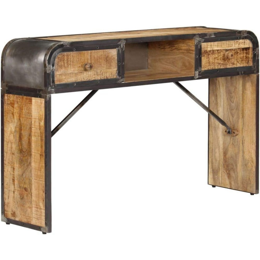 Sideboard mit 2 Schubladen, Schubladen und Holzoptik