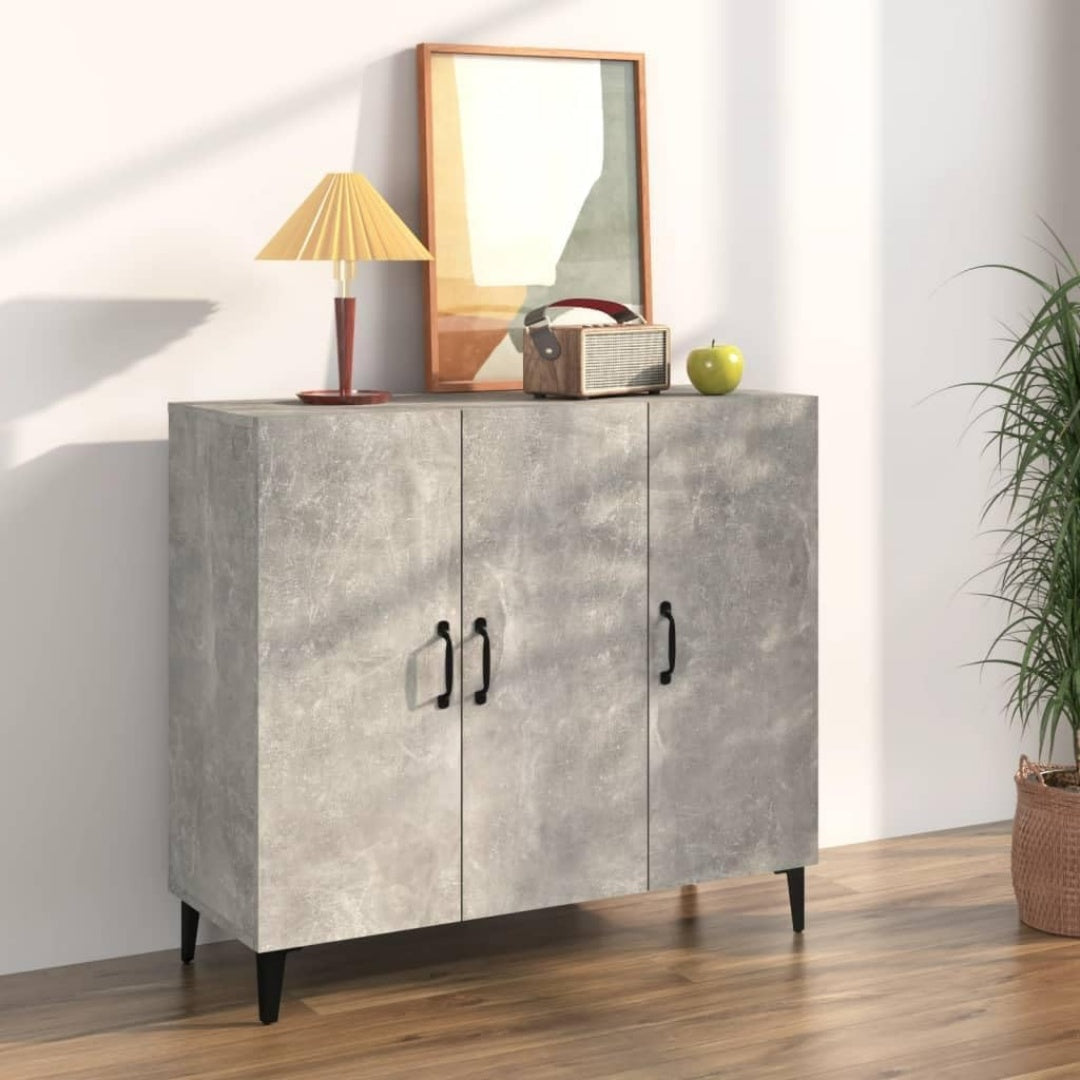 Schubladen an dem Sideboard mit den Massen 90 x 34 x 80 cm