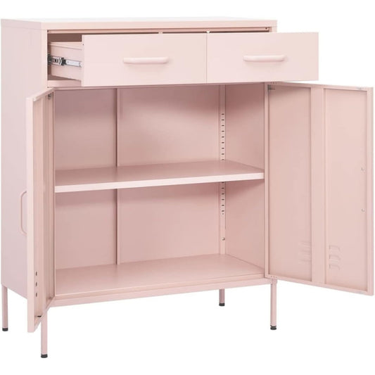 2 Tueren bestimmen das Erscheinungsbild von dem Sideboard