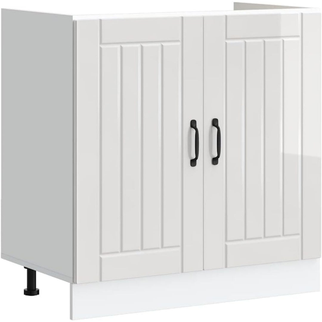 Die Vitrine vereint Form und Schubladen