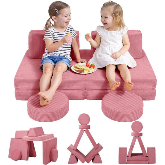 Abnehmbare Bezuege an dem Sofa