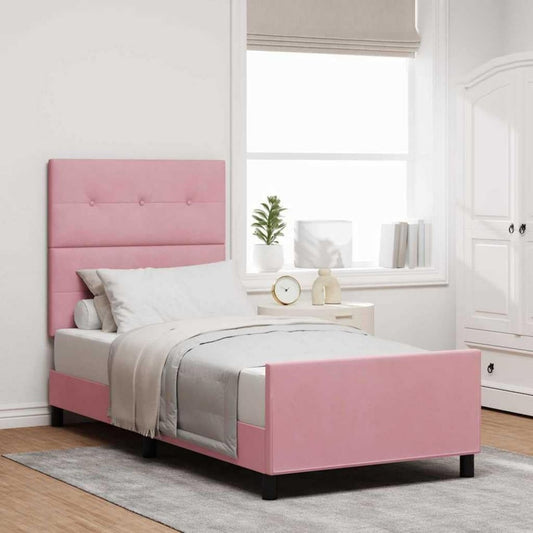 Bettgestell mit den Massen 80 x 200 cm in Rosa