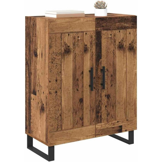 Naturbraun gibt dem Sideboard einen farblichen Akzent